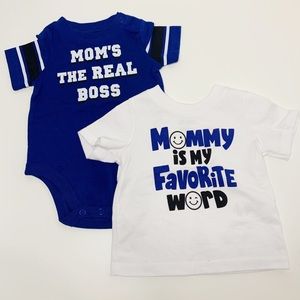 0-3M Mommy Garanimals Onesies 2pc. Bundle
